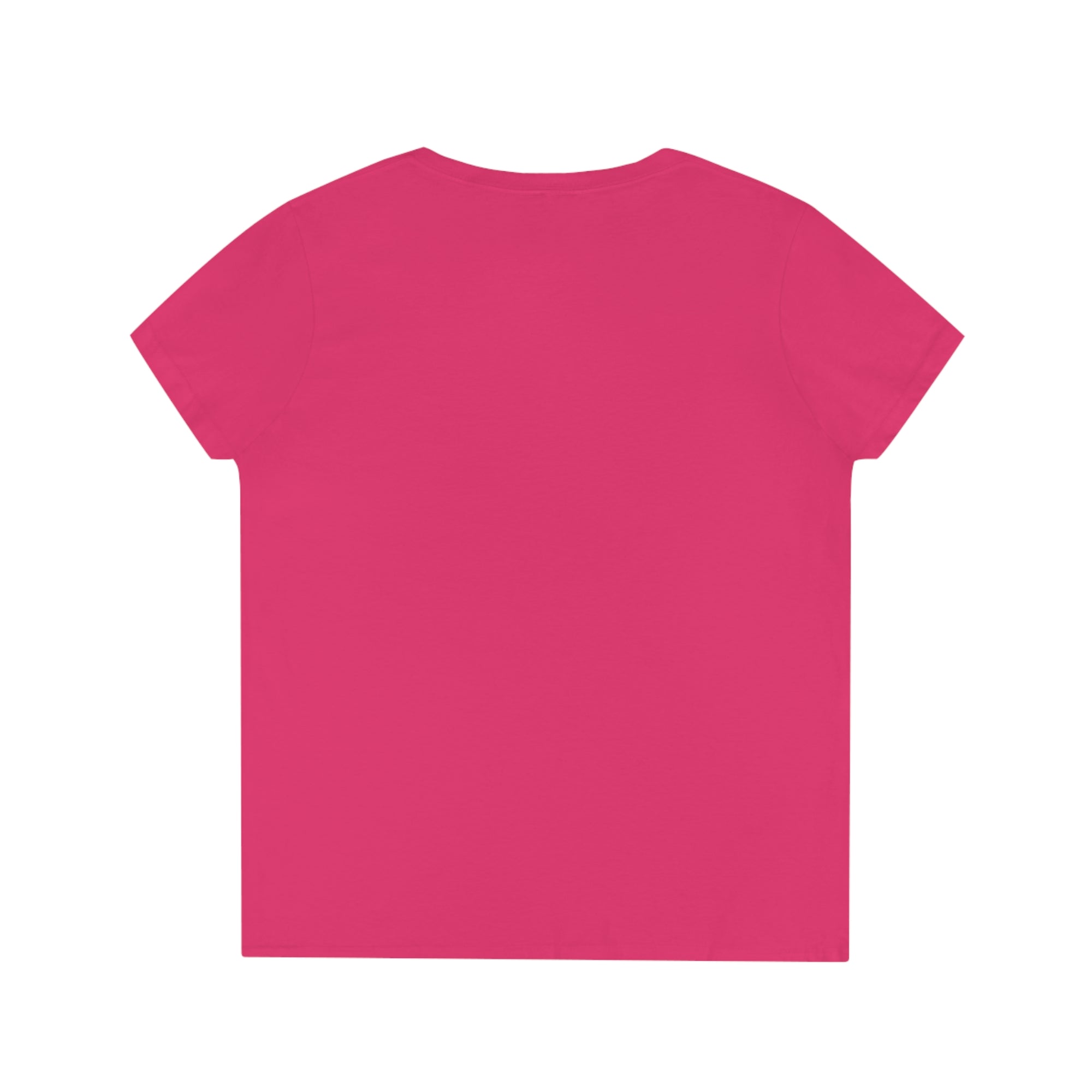 Daz It, Daz All-Ladies' V-Neck T-Shirt (Pink Lip Logo)