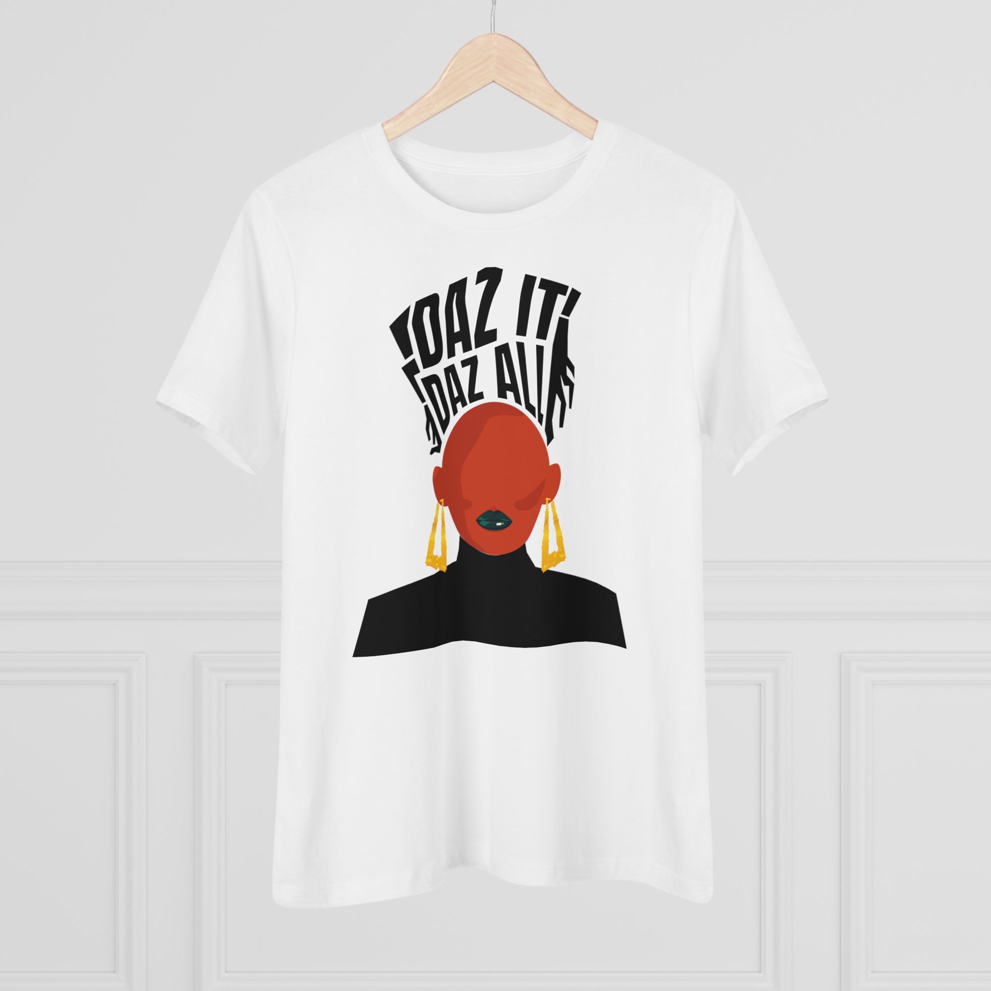 Daz It, Daz All- Women's Premium Tee (Black Lip Logo)