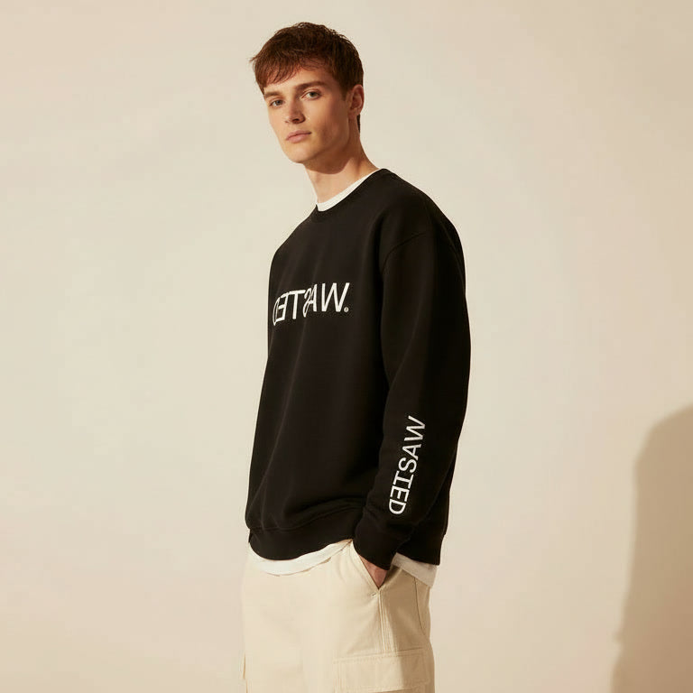 WASTED Sweatshirt (black)