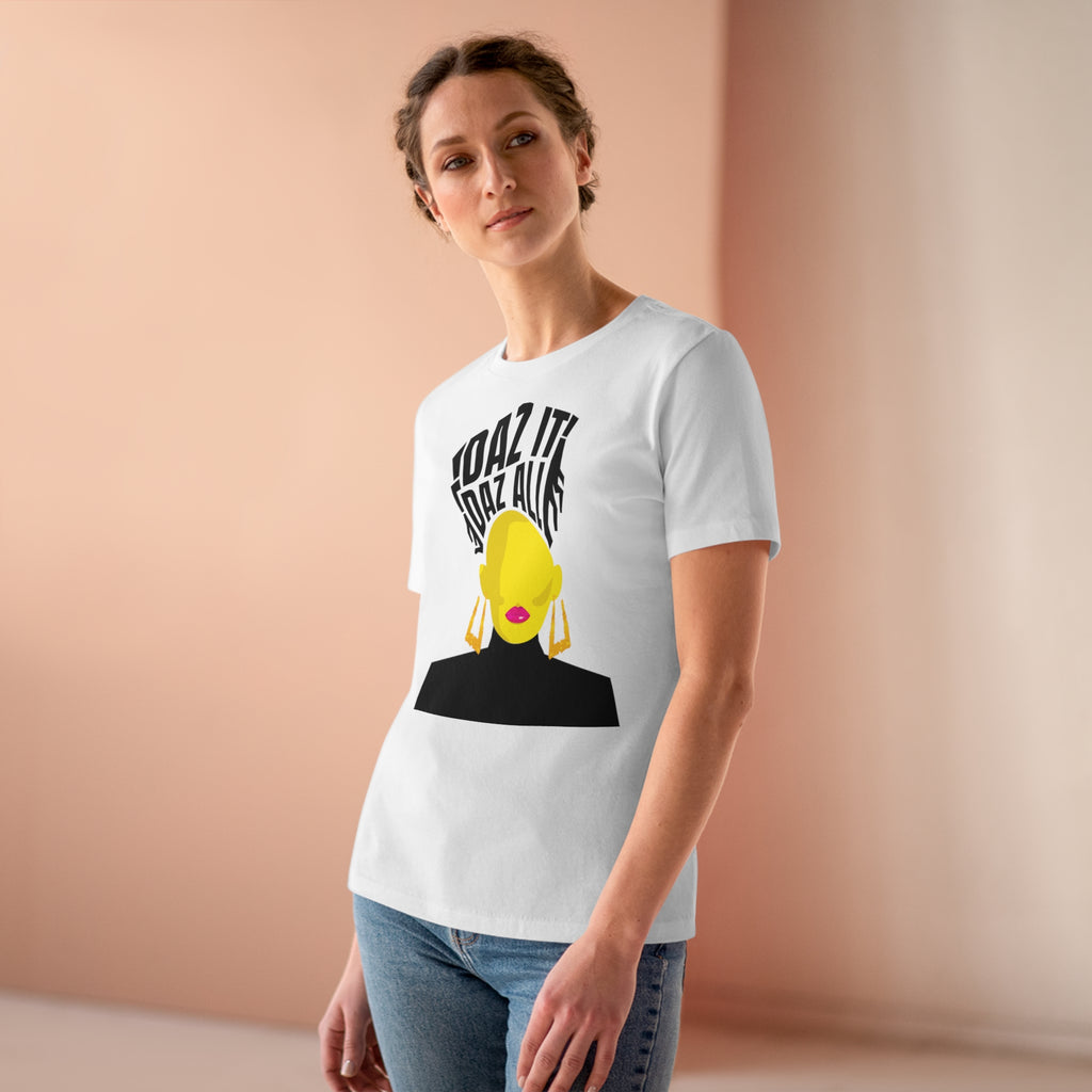 Daz It, Daz All- Women's Premium Tee (Pink Lip Logo)