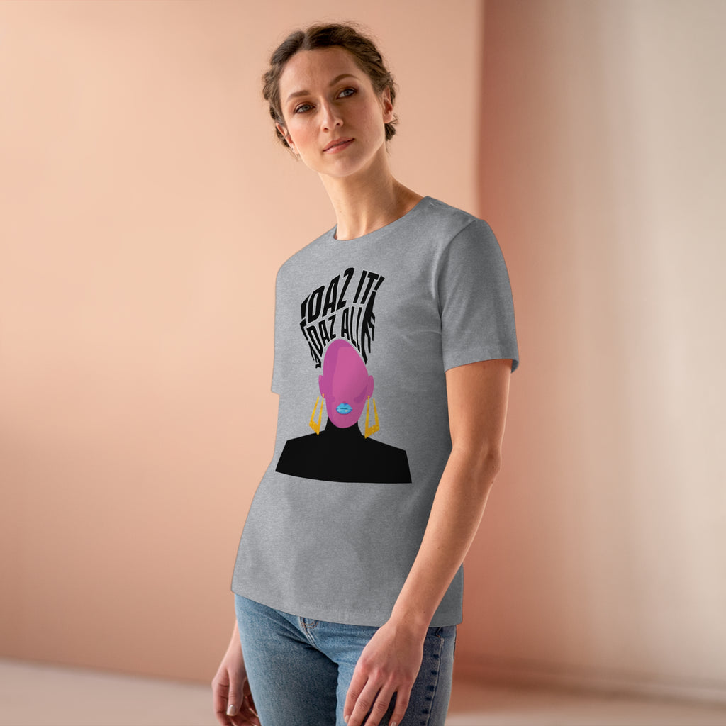 Daz It, Daz All- Women's Premium Tee (Blue Lip Logo)