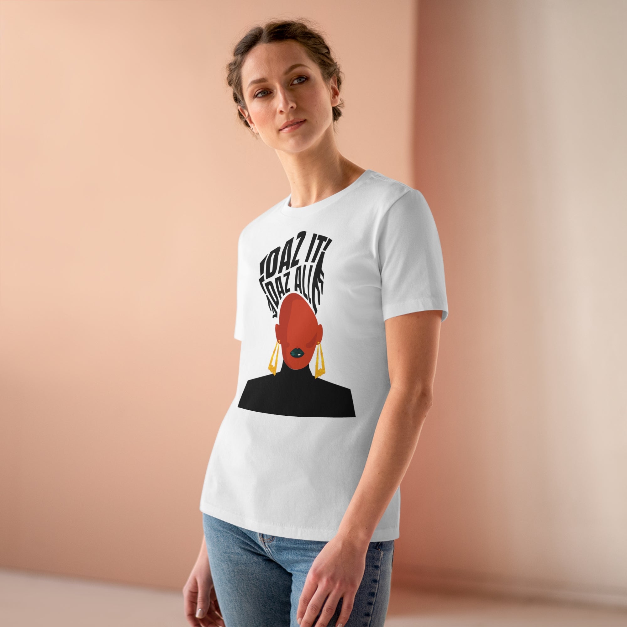 Daz It, Daz All- Women's Premium Tee (Black Lip Logo)