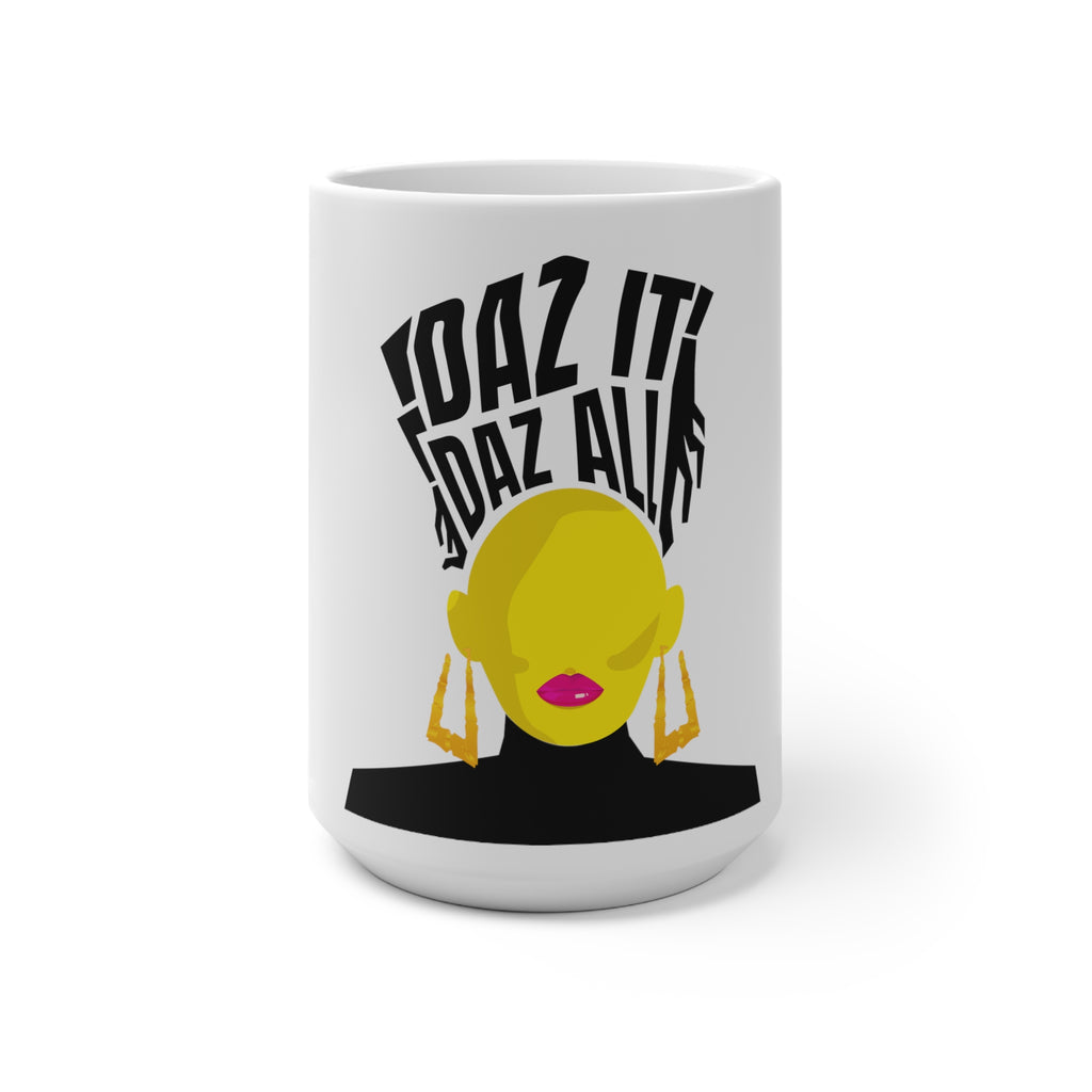 Color Changing Daz Mug, 15oz (Pink Lip Logo)