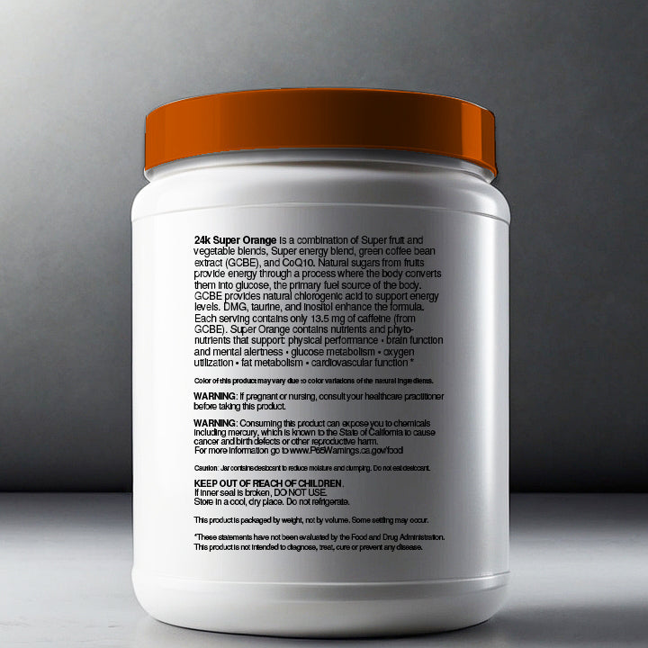 24k Wellness -  SUPER ORANGE (Energy Boost)