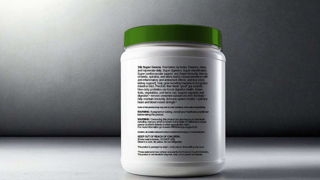 24k Wellness -  SUPER GREENS  (Detox)