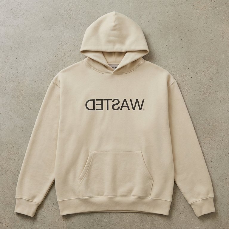 WASTED Hoodie (sand)
