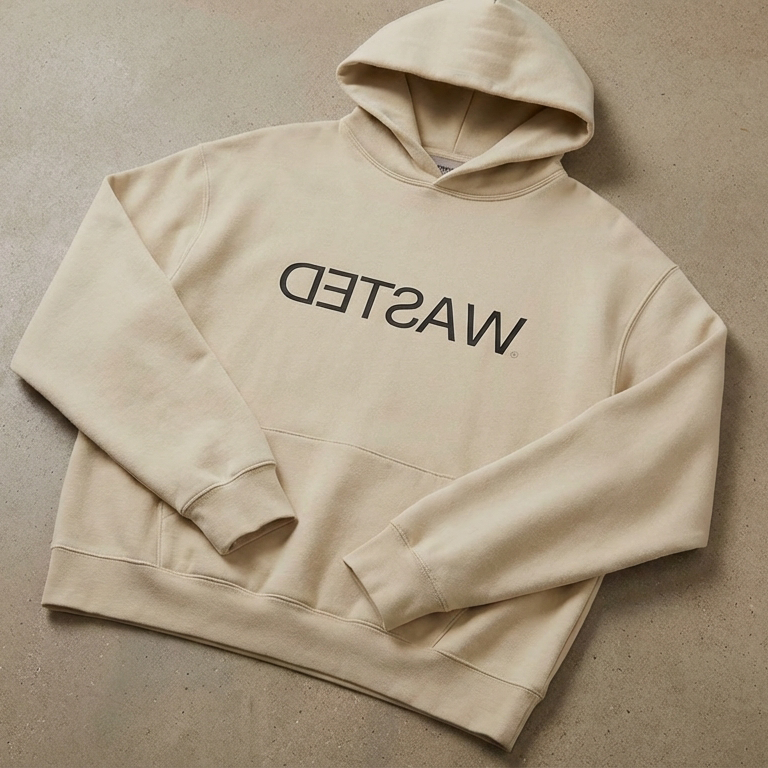 WASTED Hoodie (sand)