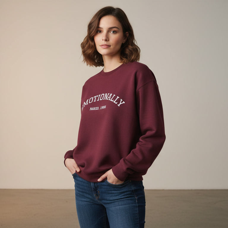 Emotionally Naked | Crewneck Sweatshirt