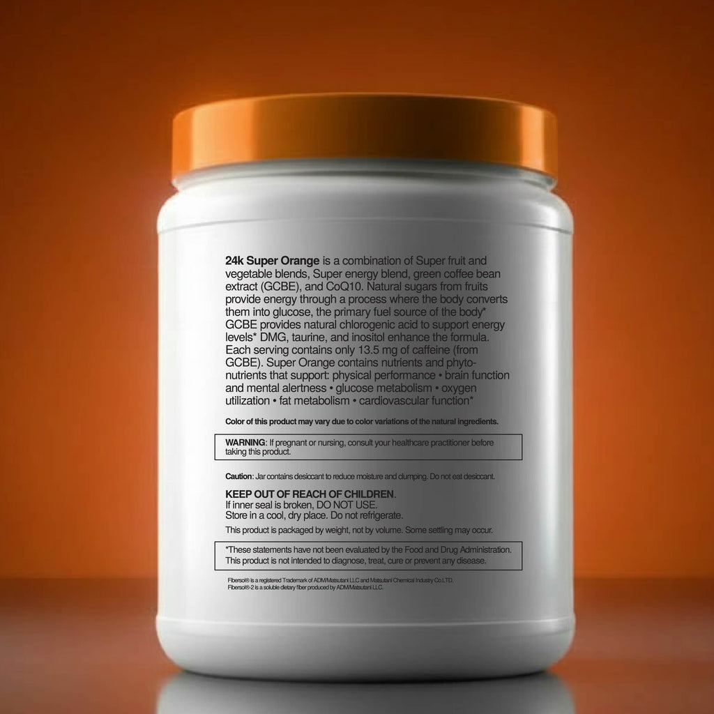 24k Wellness -  SUPER ORANGE (Energy Boost)
